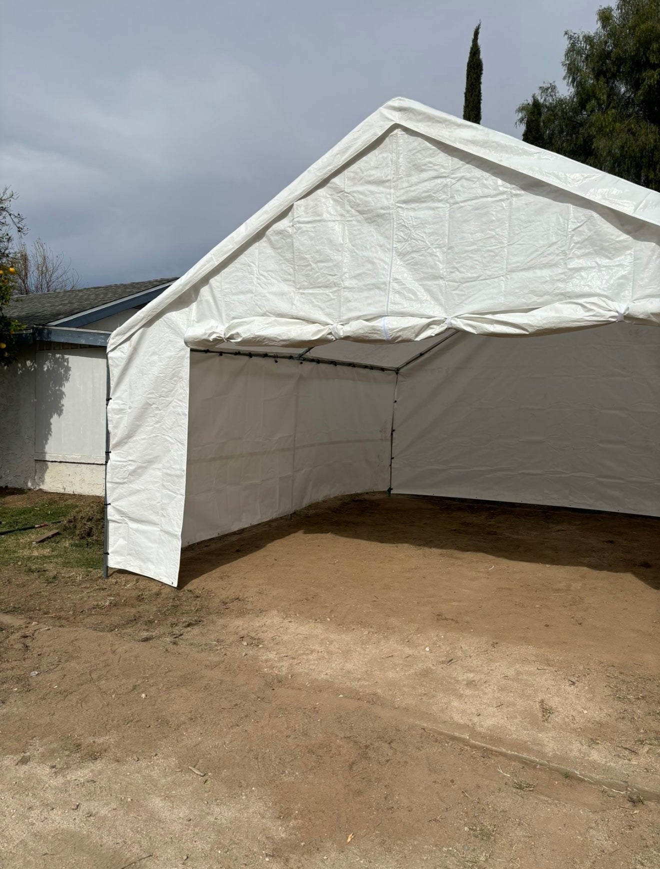 20ft wide Front end panel w/zipper