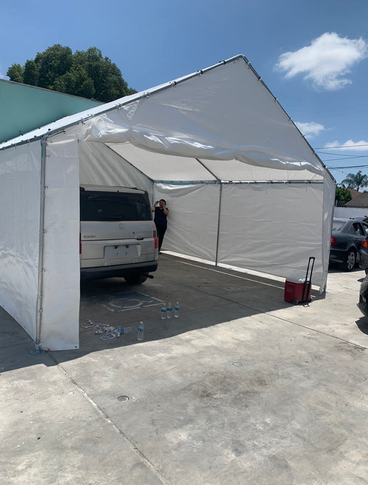 20ft wide Front end panel w/zipper